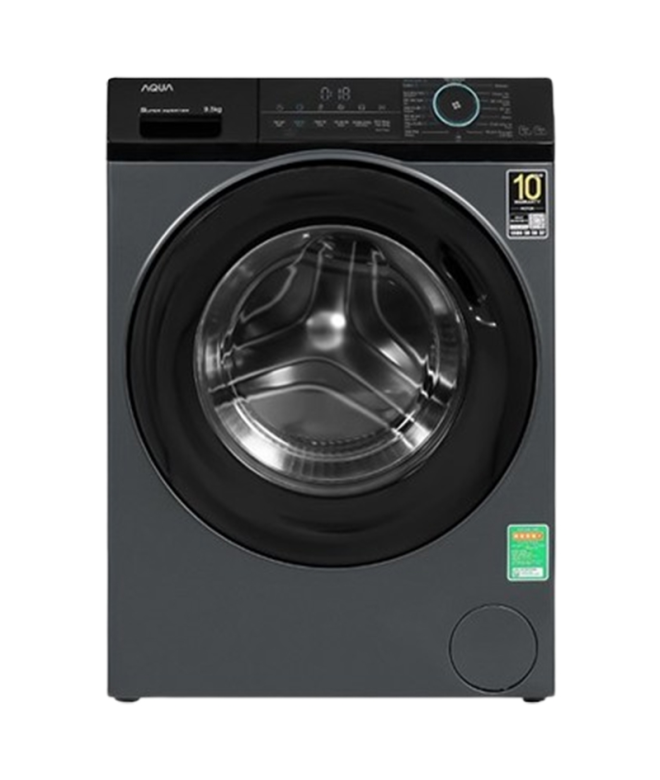 Máy giặt AQUA lồng ngang 9.5Kg AQD-A952J.BK