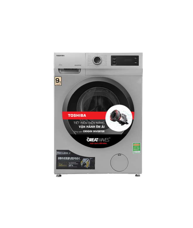 Máy giặt TOSHIBA lồng ngang 9.5kg TW-BK105S3V(SK)