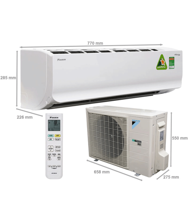 Máy lạnh Daikin FTF25XAV1V – 1 HP