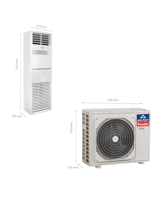 Máy lạnh tủ đứng Funiki 4 HP FC 36MMC1