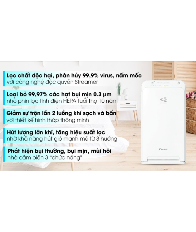 Máy lọc không khí Daikin MC40UVM6-7